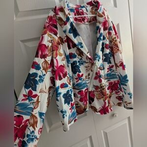 Floral Women's Jacket - Multicolor